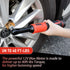 Cordless Electric Ratchet Wrench Set 12V Power Electric Ratchet Wrench 3/8inch 400 RPM Variable Speed with Sockets Two 2000mAh Batteries and Charger