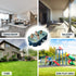 2.6m Foldable Pool PVC Non Inflatable Large Rectangle Pool Holding up to 6 People Hard Thickened Paddling Pool Easy Collapsible and Drainage 260×165×55cm