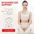 Cushion Portable Ergonomic Lower Back Seat Lumbar Support Chair Posture Correction Max Load 110kg for Home Office Chair and Floor Seat Red Heart Design