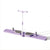 Multifunctional Pilates Reformer Board Foldable Leg Exercise Machine with Height Adjustable T-Handle Low Noise Home Fitness Equipment Strength Building