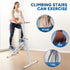 Foldable Stair Stepper for Home Gym Exercise Height Adjustable Vertical Climber Machine 150kg Loading Capacity with Digital Display for Full-Body Workout