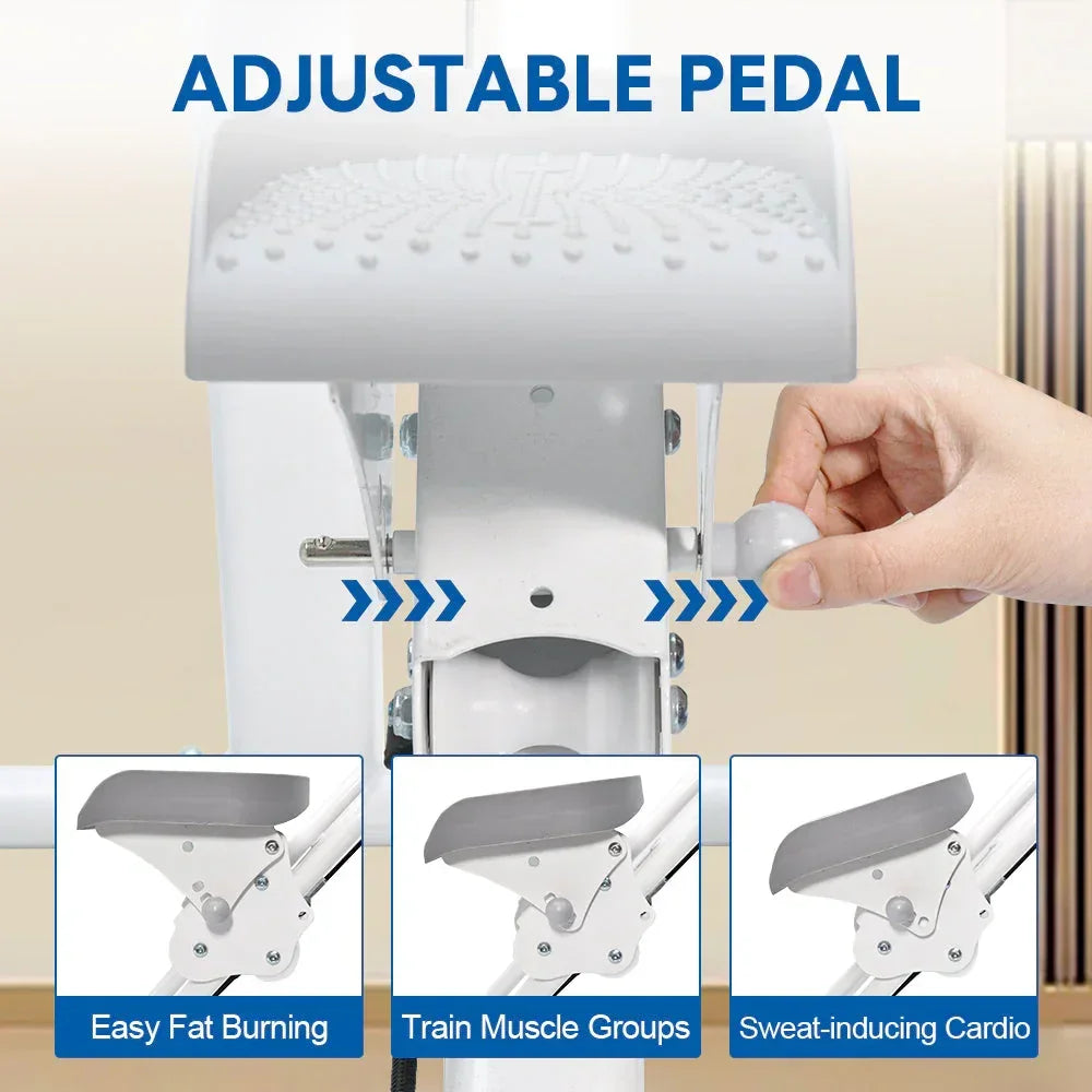 Foldable Stair Stepper for Home Gym Exercise Height Adjustable Vertical Climber Machine 150kg Loading Capacity with Digital Display for Full-Body Workout