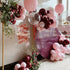 Golden Square Wedding Arch Adjustable 1M-2M Flower Rack Backdrop Stand Balloon Arch Stand for Wedding Birthday Party Garden Ceremony Decoration