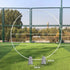 2M White Wedding Hoop Arch Metal Flower Ring Display Frame Balloon Circle Rack Backdrop for Wedding Birthday Party Garden Ceremony Decoration