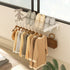 Wall Mounted Drying Rack Black Clothes Airer Space Saver Folding Dryer Bearing Capacity 12KG Foldable Rail With Hooks Indoor Outdoor Balcony Laundry