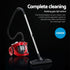 Bagless Vacuum Cleaner 2200W Multi-Cyclonic HEPA Filter 4L Red