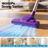 Devanti 3-in-1 Corded Stick Vacuum Cleaner 16000Pa Suction HEPA Filter Purple
