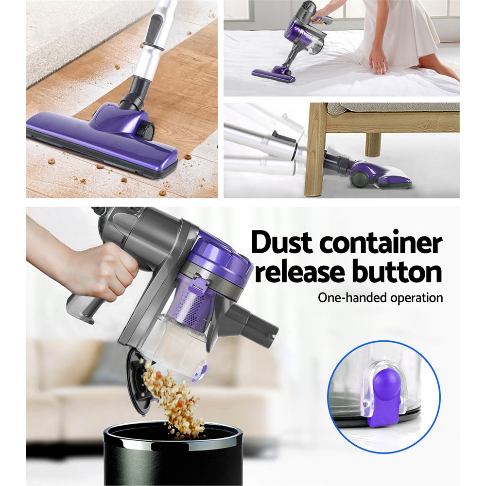 450W Corded Handstick Vacuum Cleaner 15000Pa Lightweight 2-in-1 Stick