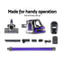 Devanti Stick Vacuum Cleaner Bagless Cordless 150W Purple