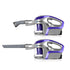 Cordless Stick Vacuum Cleaner 150W 8000Pa Lightweight 2-in-1 Rechargeable