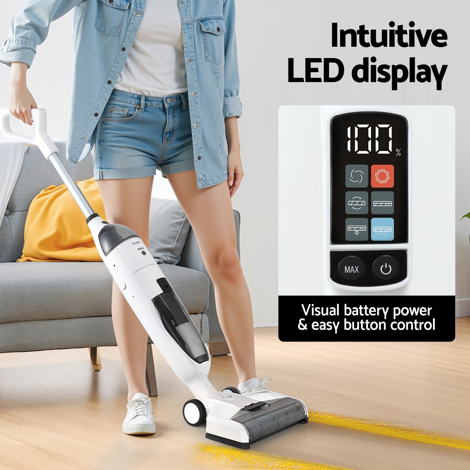 Wet Dry Stick Vacuum Cleaner 200W