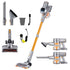 300W Stick Vacuum Cleaner Cordless Self-Standing Golden