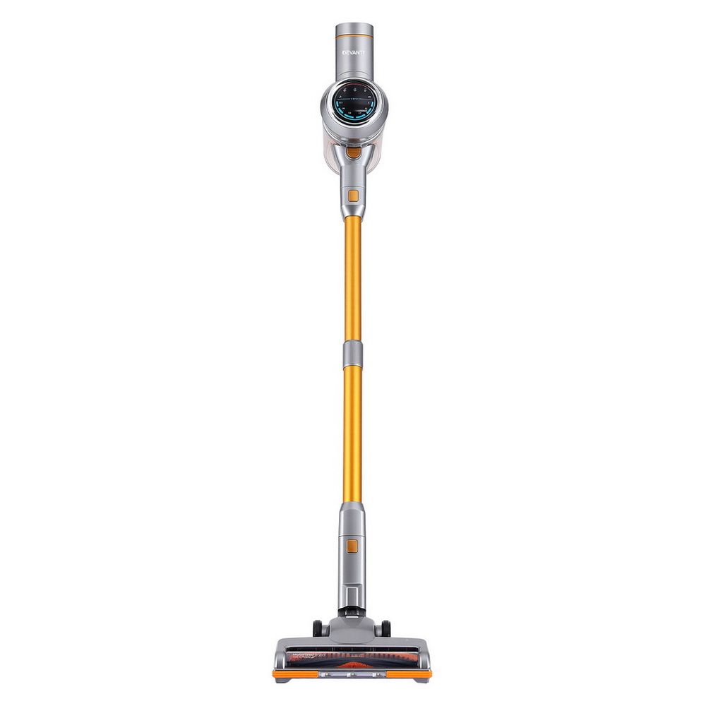 300W Stick Vacuum Cleaner Cordless Self-Standing Golden