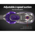 Cordless Handstick Vacuum 150W Motorised Roller HEPA Filter Purple