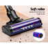 Cordless Handstick Vacuum 150W Motorised Roller HEPA Filter Purple