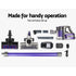 Cordless Handstick Vacuum 150W Motorised Roller HEPA Filter Purple