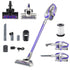 Cordless Stick Vacuum Cleaner 150W HEPA Handheld Purple Grey