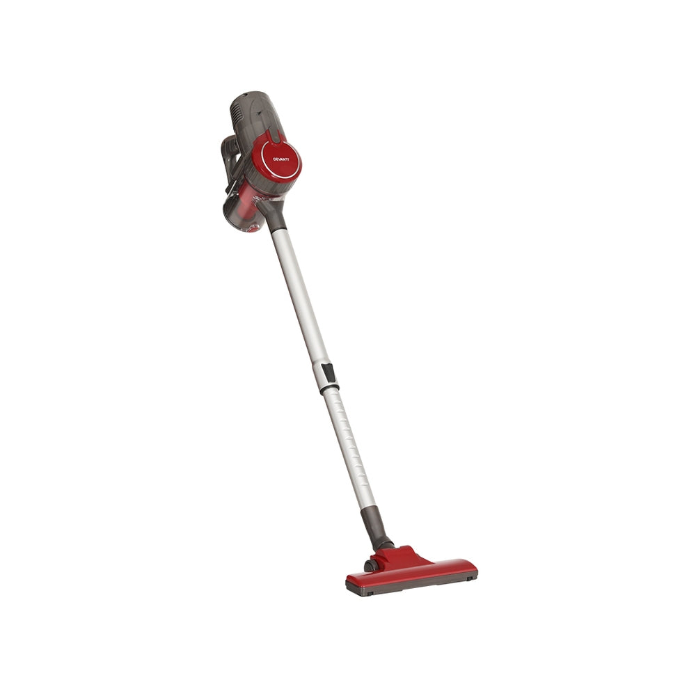 Devanti Stick Vacuum Cleaner Bagless Corded 500W Red