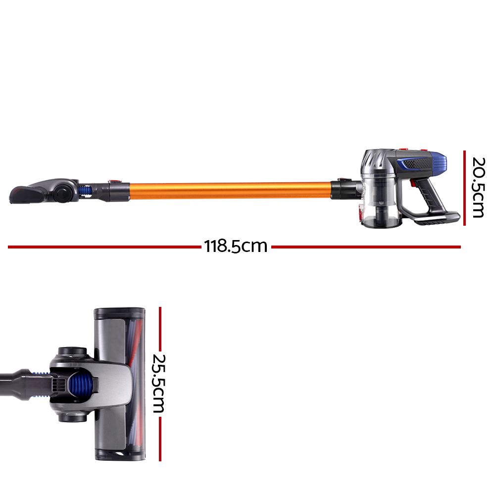 Cordless Handheld Stick Vacuum Cleaner 150W 10000Pa with HEPA Filter
