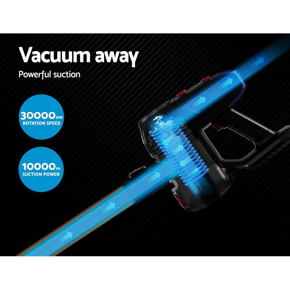 Cordless Handheld Stick Vacuum Cleaner 150W 10000Pa with HEPA Filter