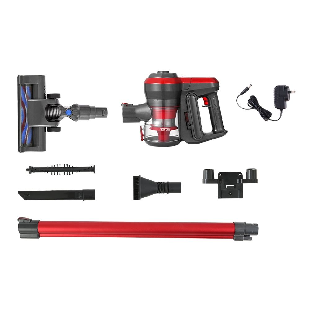 Cordless Handheld Vacuum Cleaner 250W 20000Pa Brushless HEPA Stick Red
