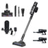 350W Cordless Stick Vacuum Cleaner 22000Pa Brushless HEPA Grey