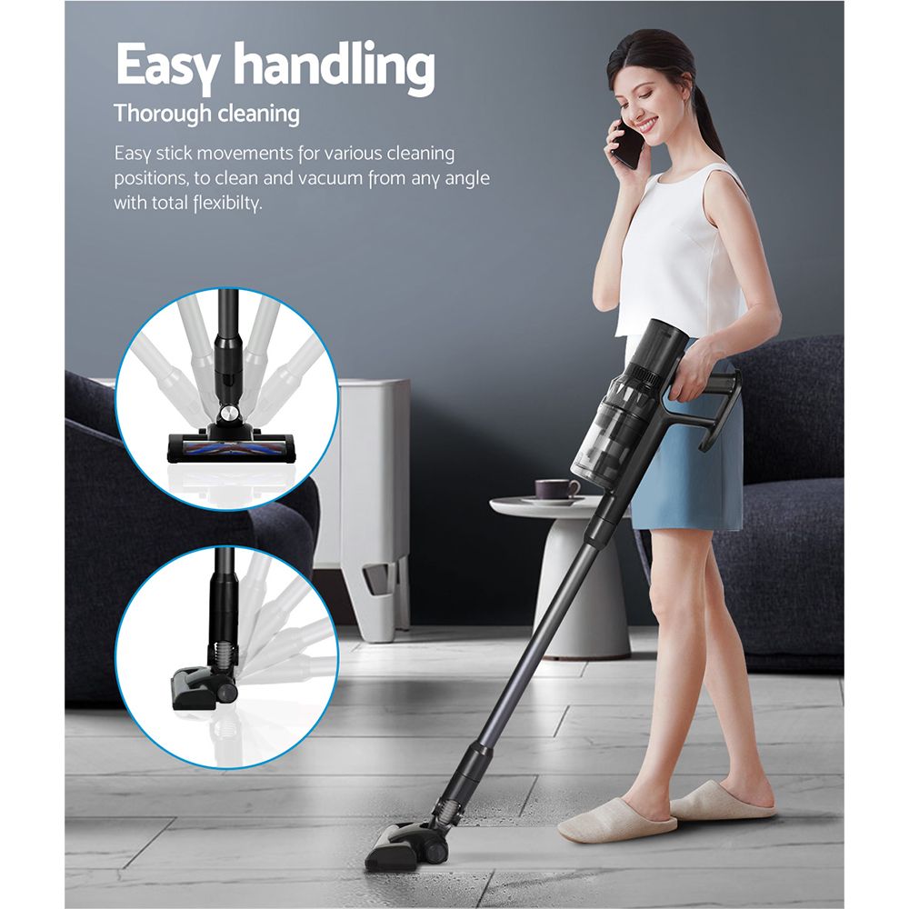 Stick Vacuum Cleaner Brushless Cordless 350W Grey