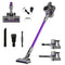 Devanti Cordless Stick Vacuum Cleaner 120W 12000Pa Bagless HEPA Purple