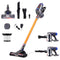 Cordless Handstick Vacuum Cleaner 150W 10000Pa HEPA Gold Grey
