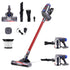 Cordless Handstick Vacuum Cleaner 10000Pa HEPA Lightweight Red