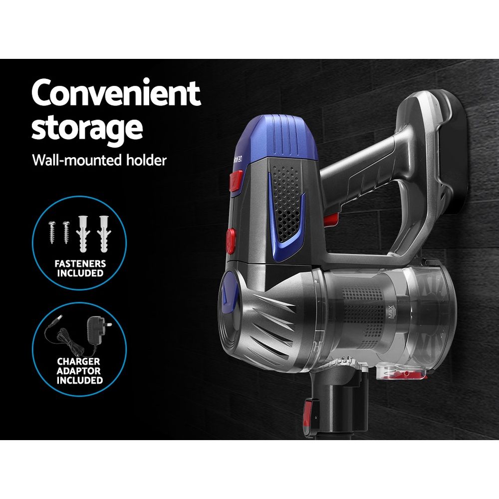 Cordless Handstick Vacuum Cleaner 10000Pa HEPA Lightweight Red