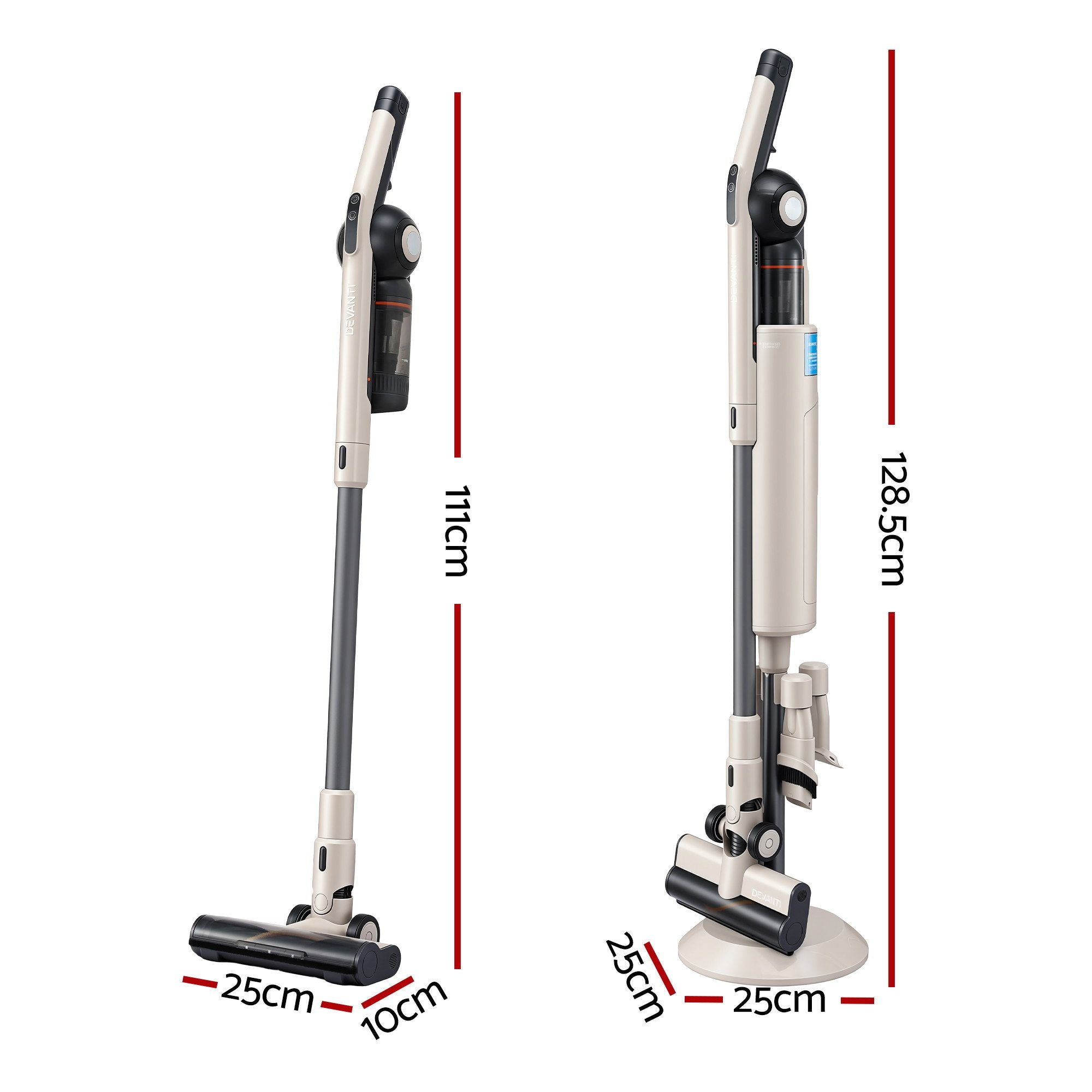 Cordless Stick Vacuum with Auto‑Empty Station – 18kPa, LED Brush, 60‑Day Dust