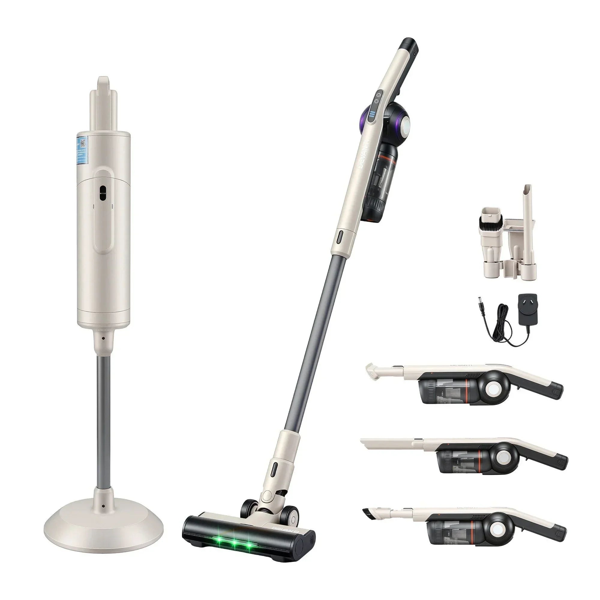 Cordless Stick Vacuum with Auto‑Empty Station – 18kPa, LED Brush, 60‑Day Dust
