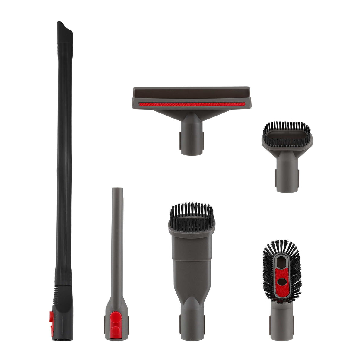 Devanti 6pc Vacuum Attachment Tool Kit for Dyson V5 V7 V8 V10 V11 Crevice Brush