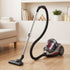 2000W Bagless Canister Vacuum Cleaner 25kPa Suction 4L Dual HEPA Filter Red