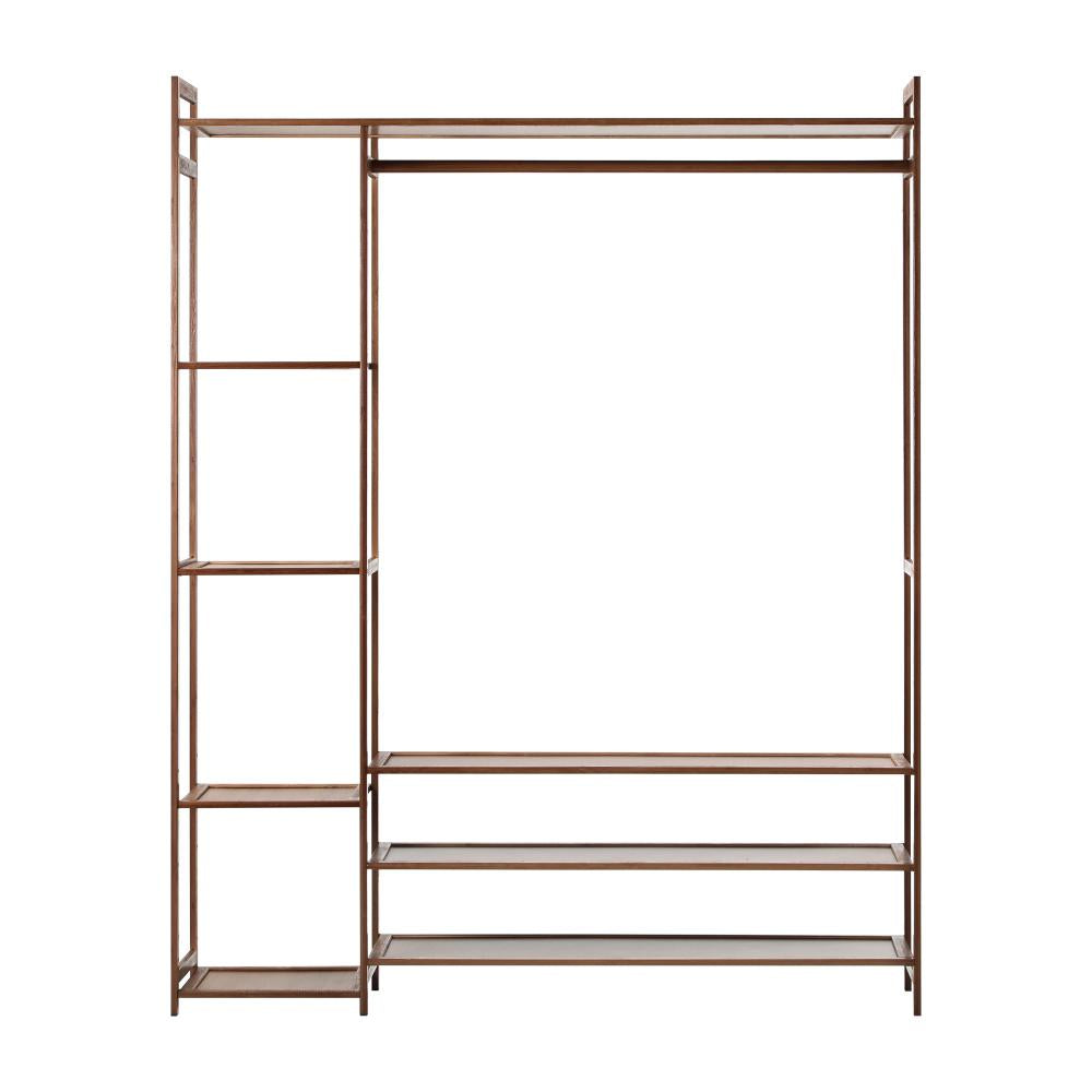 Open Wardrobe with 8 Display Shelves