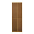 Bamboo Wardrobe 4 Doors Storage Cabinet Hanging Rod Natural