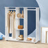 Portable Double Wardrobe Open Clothes Rack