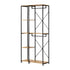 Large Open Wardrobe Hanging Rail 5 shelves