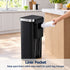 Artiss Rubbish Bin 51L Kitchen Pedal Soft Close Lid Liner Pocket Black