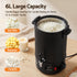 6L Wax Melter Candle Making 1520W Melting Pot Furnace Quick Pour Spout Soy Soap