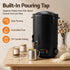 6L Wax Melter Candle Making 1520W Melting Pot Furnace Quick Pour Spout Soy Soap