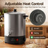 16L Wax Melter Candle Making 1500W Melting Pot Furnace Quick Pour Spout Soy Soap
