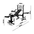 Press Weight Bench 8in1 Multi-Station Fitness