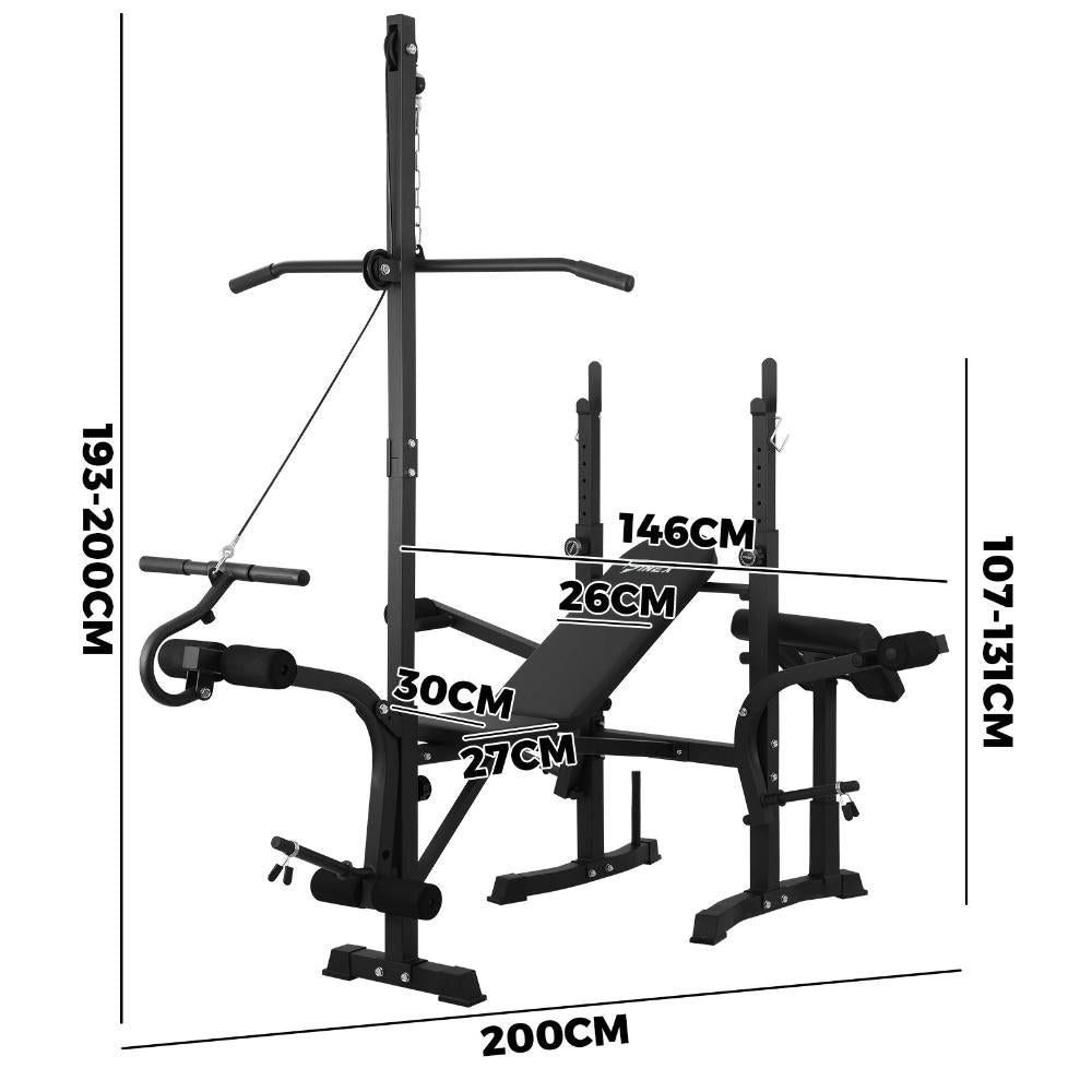 Weight Bench with 330kg Weight Capacity Multi-Station