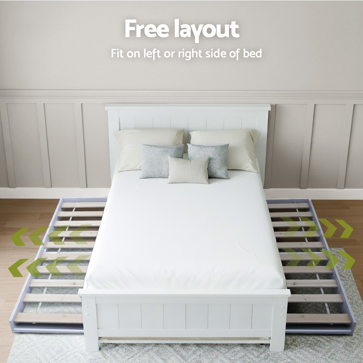 Bed Frame King Single and Bookshelf