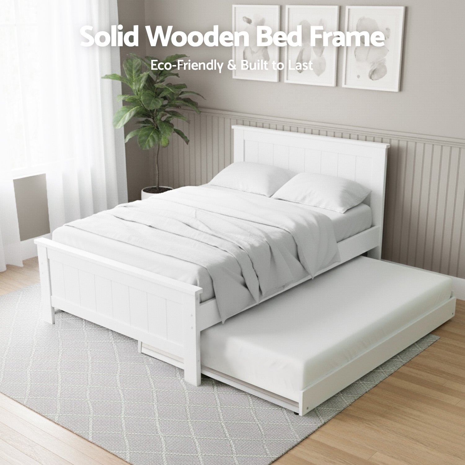 Bed Frame King Single and Bookshelf