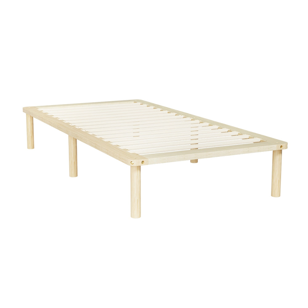 Artiss Bed Frame Single Size Wooden Base Mattress Platform Timber Pine AMBA