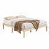 Artiss Bed Frame Double Size Wooden Base Mattress Platform Timber Pine BRUNO