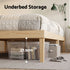 Artiss BRUNO King Pine Wooden Bed Frame Platform Slat Base 300kg 205x187cm